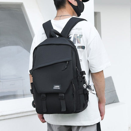 Schoolbag Male College Student Ins Popular Brand Campus Backpack Backpack Women's Large Capacity Simple All-match Travel Computer Bag