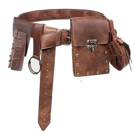 Amazon Hot Selling Steampunk Phone Bag Medieval Renaissance Role Playing Accessories Sport Fanny Pack