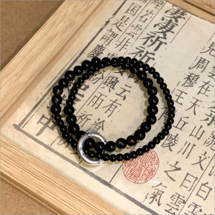 2025 Chinese-Style Ice-Cracked Beaded Bracelet High-End Niche Retro Trendy Versatile Men's Student Best Friend Clearance Hot-Selling Bracelet