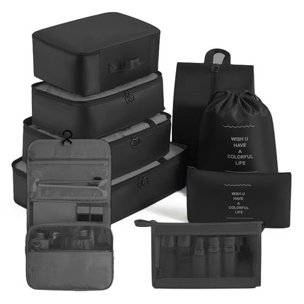 Travel Twill Storage Bag, Seven-Piece Set, Eight-Piece Set, Nine-Piece Set, Clothing Sorting Bag, Travel Storage Bag