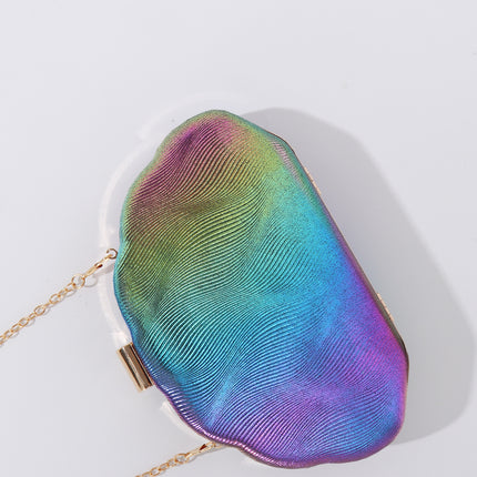 European and American Fashion Leather Box Evening Bag Clutch Bag Wedding Bridesmaid Bag Evening Party Bag Dress Bag Chain Bag Women's Bag