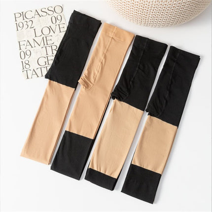 Fake thigh leggings three-stage leggings bottoming pantyhose stitching fake thigh knee socks spring and autumn light leg god