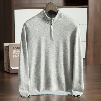Cashmere Half Turtleneck Sweater Men / Pull Col Roulé Cachemire Homme