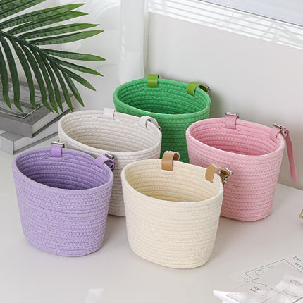 Cotton Rope Kids Bike Basket Foldable / Panier Vélo Enfant Corde Coton Pliable