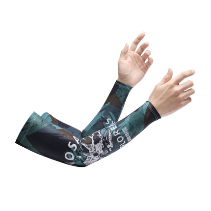 Sun protection oversleeve men's and women's summer Thin Ice Silk outdoor sports UV protection arm cover outdoor riding driver