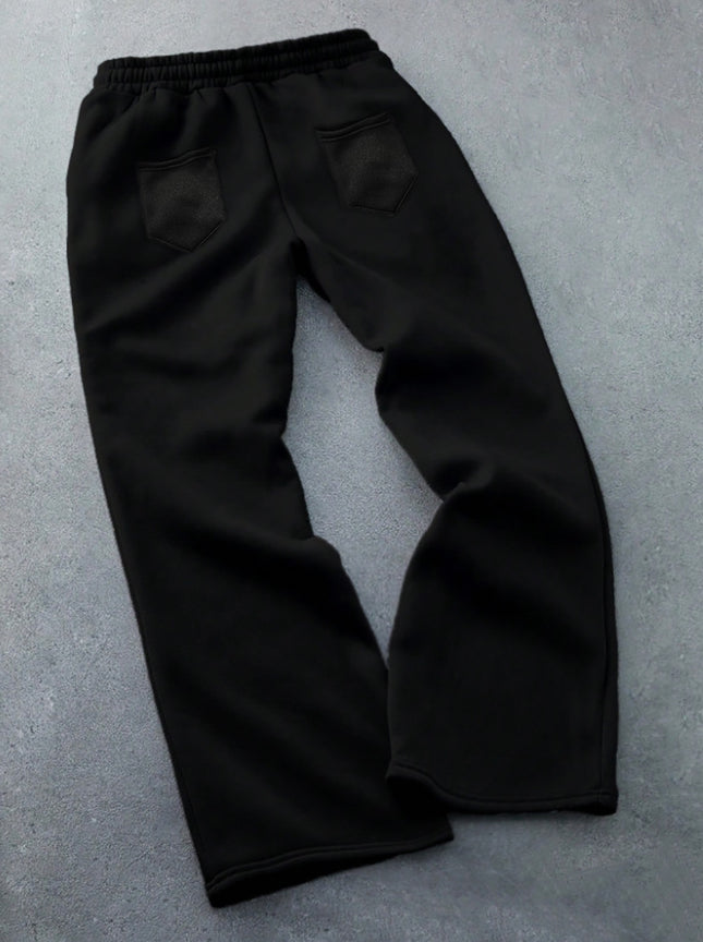 Men's Casual Streetwear Trousers New York Letter Print Suitable for Back to School Season Wear