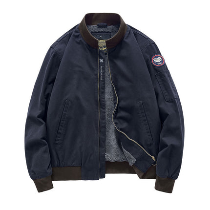 Factory supply winter jacket men's fleece jacket men's casual jacket 91W28