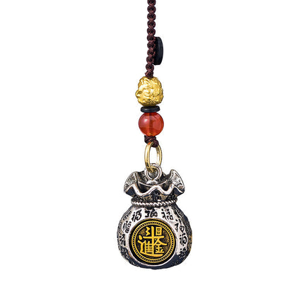 Twelve Zodiac Signs, Daily Gold Fortune Bag Pendants, Handicrafts, Zodiac Keychains, Car Keychains, Key Chains