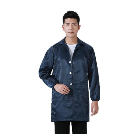 Striped dust-proof clothing electrostatic clothing electronic factory hooded split jumpsuit whole body electrostatic clothing dust-free paint clean