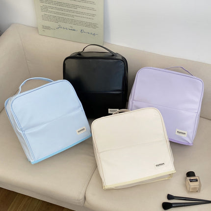 Dry and Wet Separation Thickened Cosmetic Bag for Women Large Capacity Multifunctional Portable Toiletry Bag Can Be Hung as Luggage Handbag