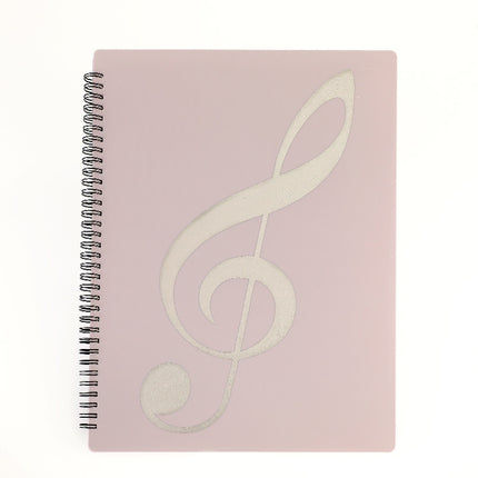 Morandi 40/60 Page Note Folder A4 Student Music Score Folder Piano Music Score Book Waterproof Folder Wholesale