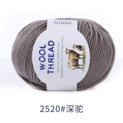 Cross-Border Wholesale Merino Wool Thread Handmade Stick Needle Hand Knitted Sweater Wool Pants Jacket Hat Scarf Shawl Thread
