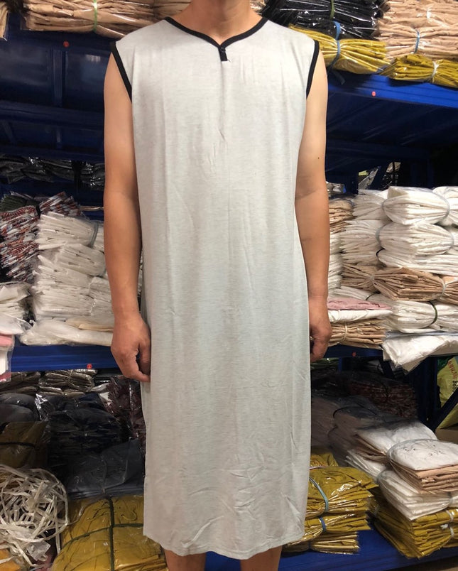 2021 Summer thin Extended t-shirt Loose Short-sleeved Pajamas Men's European and American Casual Home Wear wish trendy Style