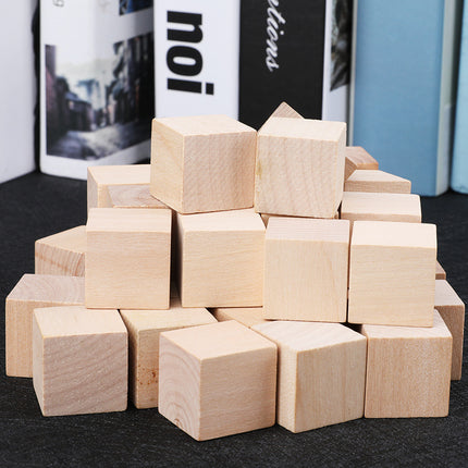 Cube Building Blocks Math Teaching Aids Cube Square Building Blocks Pupils Small Blocks Toys Wood Blocks Square