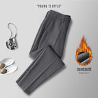 Dark gray [pants plus velvet, winter style] / 28 [weight 40.00 kg-52.50 kg]]