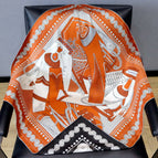 Orange zouave and dragon knight double-sided print / 88*88cm