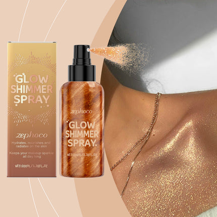 Body Liquid Highlighter Waterproof High Gloss Facial Contour Long Lasting Sequin Illuminating Moisturizing Brightening Makeup
