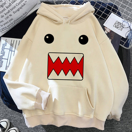 Domo Hoodie Manga Harajuku Soft Fabric Y2K Girls Sweatshirts Tracksuit the Y2K Modern Style Japan