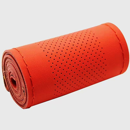 High-elastic hand-stitched car steering wheel cover new self-contained tea fragrance four-sided bullet tea polyphenol handle cover four seasons universal