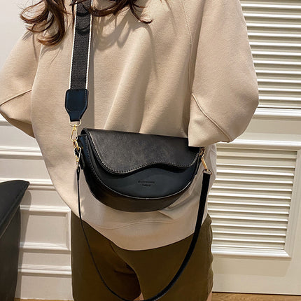 Bags for Women 2025 Spring New Style Simple Casual Shoulder Armpit Bag Niche Fashion Trend Crossbody Saddle Bag for Women