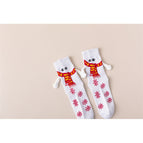 Scarf white / [hand-in-hand socks and nude socks] one size fits all (36-43)