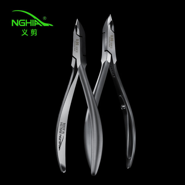 D06 Yi scissors single fork nail salon special tools nail clippers manicure knife pliers NGHIA Vietnam dead skin scissors genuine goods