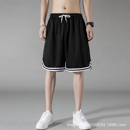 Men's Basketball Pants Running Shorts Fitness Five-point Mesh Pants Loose Sports Street Ball Trend Men's Elite Training
