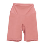 Smoke pink cropped trousers with logo / 10/XXL