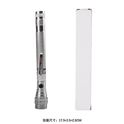 3 lamp pickup strong magnetic iron absorption tensile steel pipe metal hose arbitrary bending LED multi-function work flashlight