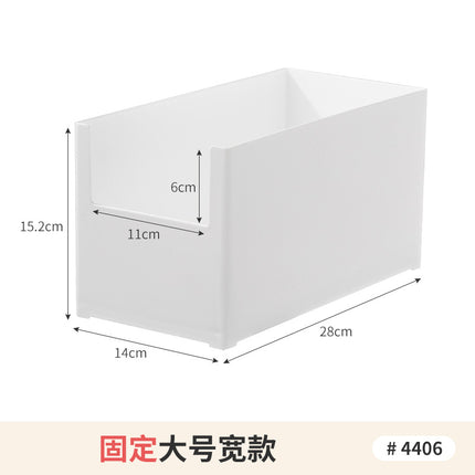 Cabinet Storage Box Snacks Sundries Pot Storage Household Organizing Box Kitchen Drawer Desktop Right Angle Storage Box