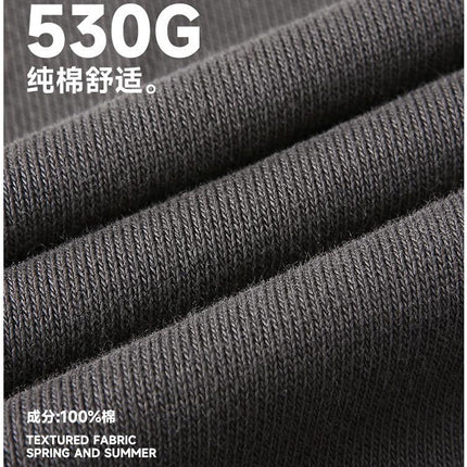 530g autumn and winter vests custom cotton loose terry hoodie custom printing embroidery LOGO high-end work clothes