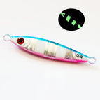 80g / Blue and pink luminous bare chip (no hook or loop)