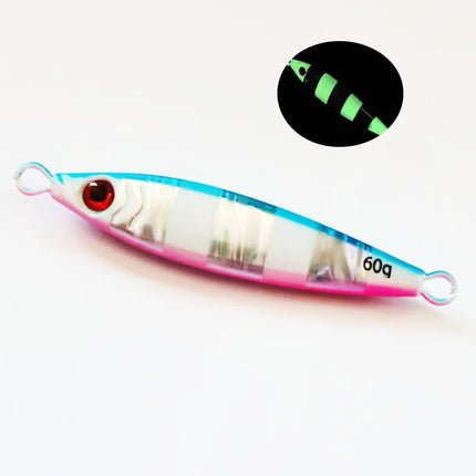 Spanish mackerel iron plate small fat man iron plate luya bait speed sink with sequin hook mackerel cannonball yellow bonito sea fishing shore throwing boat fishing