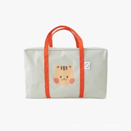 Ins Animal Head Kindergarten Bedding Storage Bag Organizer Bag Large Capacity Packing Bag Portable Travel Storage