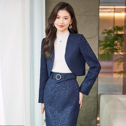 Suit suit Women's Business Wear Fashion Early Autumn Western Style Fashion Age-reducing Autumn Wear 2023 New Suit Two-piece Set