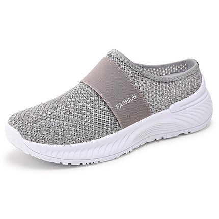 Women's Shoes, Casual Shoes, Summer Cross-Border Comfortable and Breathable Sandals, Lightweight Slip-On Slippers, Thick-Soled Versatile Shoes for Women