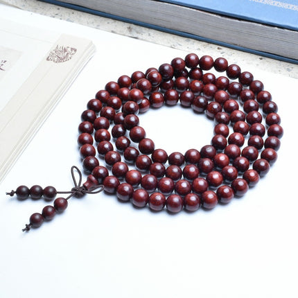 Venus Old Material Zambia Lobular Red Sandalwood Handheld Chain High Oil Mimi Buddha Bead String New Chinese Style Ornament for Men and Women