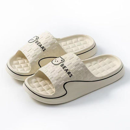 Stepping on excrement feeling sandals and slippers women's summer new home non-slip bathroom home men's eva cool tray factory wholesale cross-border