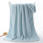 140*70cm / Light blue bath towel
