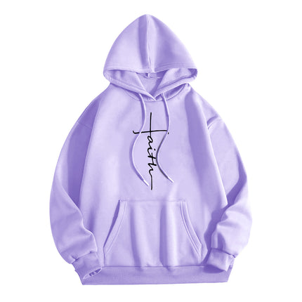 2024 Men's and Women's New Women's Printed Long Sleeve Hoodie Sweatshirt