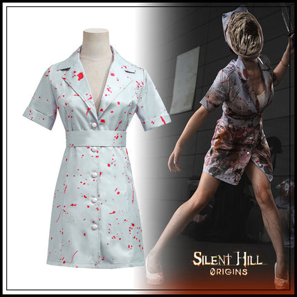 Silent Hill 2RE Female Nurse Cos Clothing Silent Hill Re-plate Horror Zombie Nurse Secondary cosplay Clothing