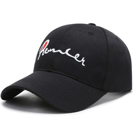 Hat Women's Korean-style Casual Embroidered Small m Cap Men's Spring and Summer Outdoor Sunshade Fashion Tide Brand Baseball Cap