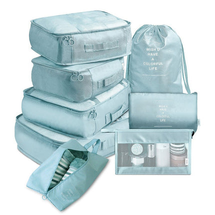 Travel Twill Storage Bag, Seven-Piece Set, Eight-Piece Set, Nine-Piece Set, Clothing Sorting Bag, Travel Storage Bag