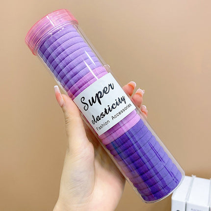20 canned hair bands new rubber band female tie towel ring thick high elastic hair rope simple hair rope