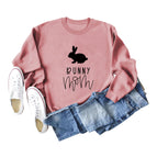 Rose gold sweater (black font) / S