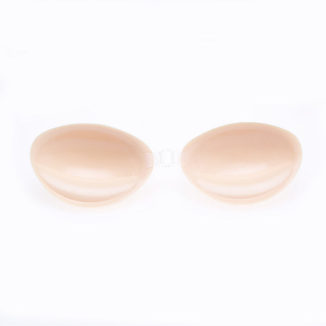 Wholesale invisible bra foam chest patch silicone mesh breathable thick upper thin lower thick bra gather upper support