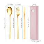 Golden three-piece set [powder box]