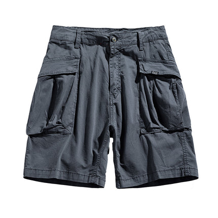 2022 Summer Cross-border Functional Pocket Tooling Shorts Men's Loose Wide-length Pants Youth Sports Pants