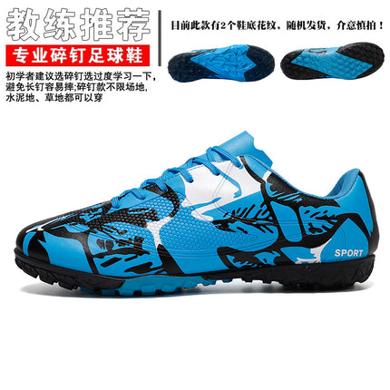 Professional Training Football Shoes Low-top Leather Spikes Football sneaker Low-top Youth Sneakers plus size Cross-border