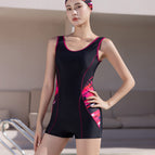 Red strip / M with swimming cap